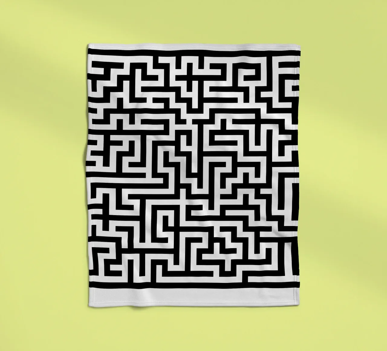 Labirinto quadrato (semplice) coperta in pile da CaraLuisa