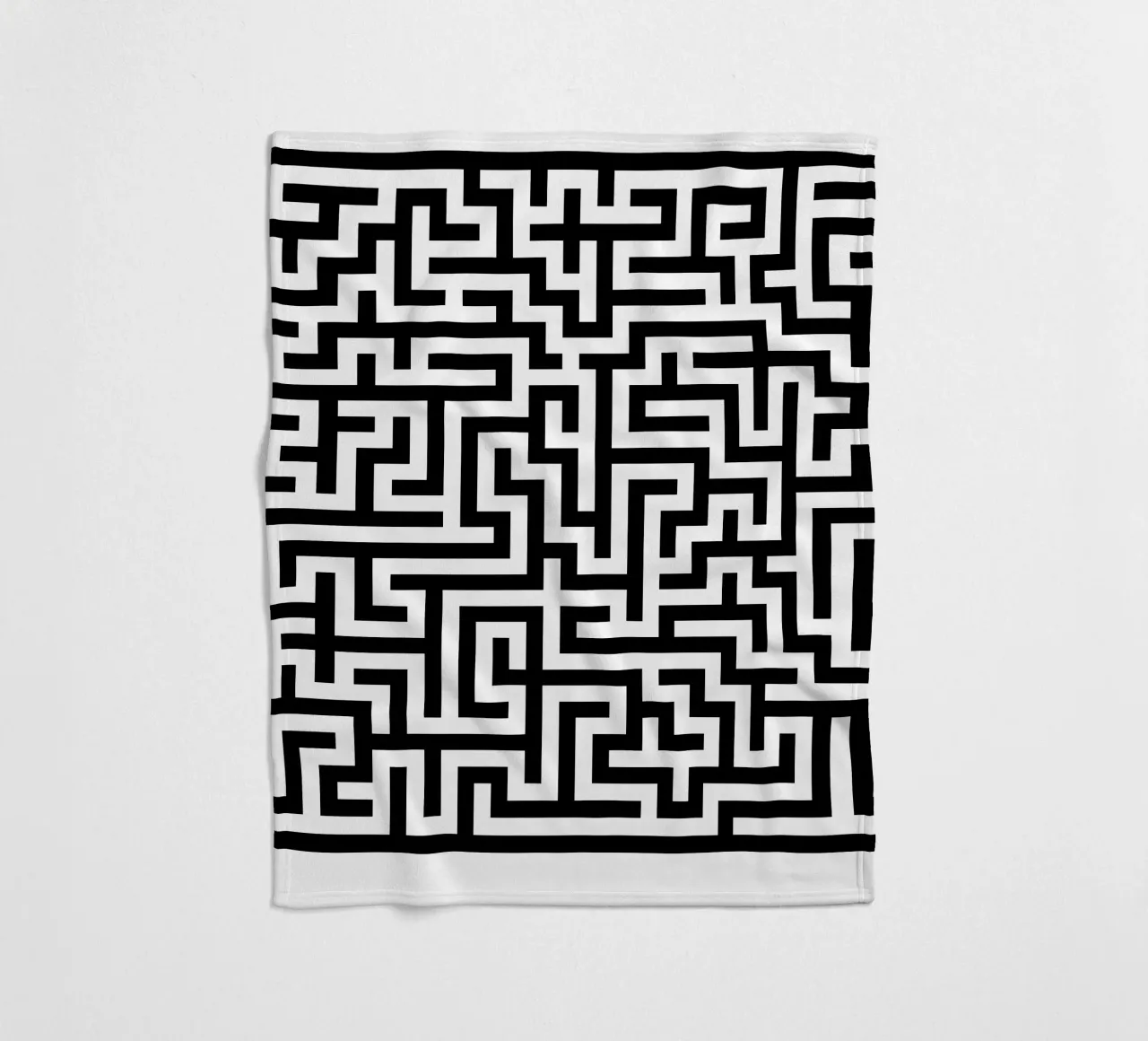 Labirinto quadrato (semplice) coperta in pile da CaraLuisa