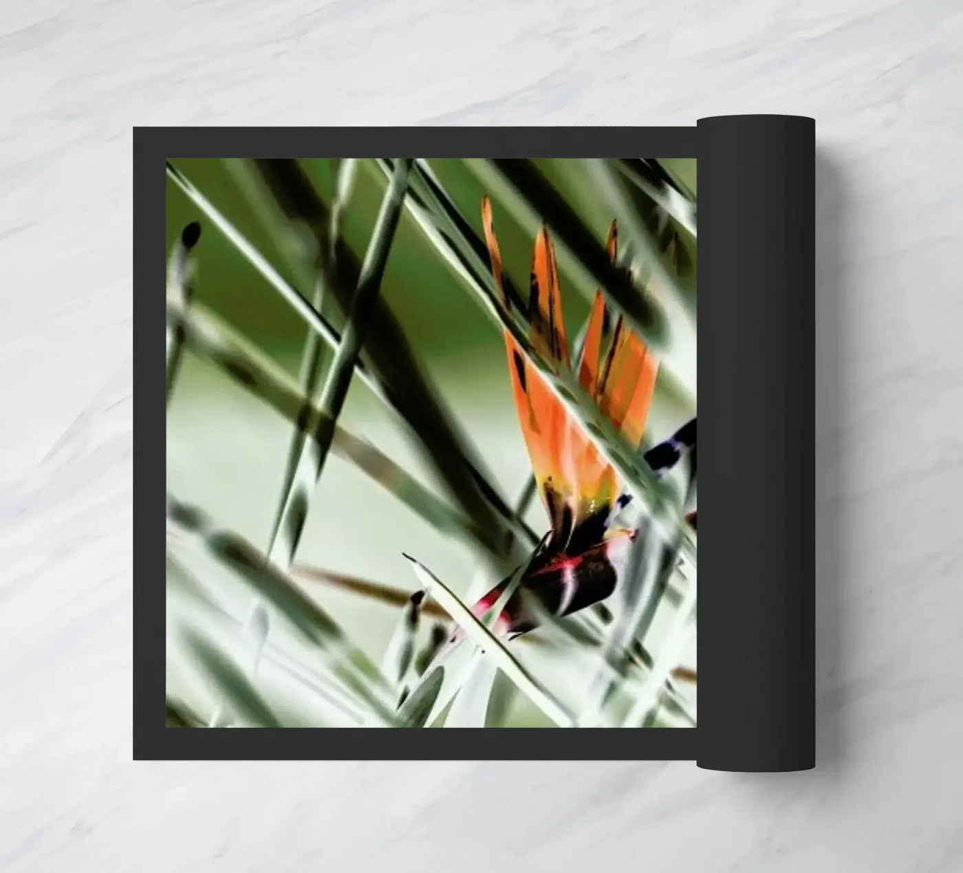 Strelitzia doormat by Shot By Clint