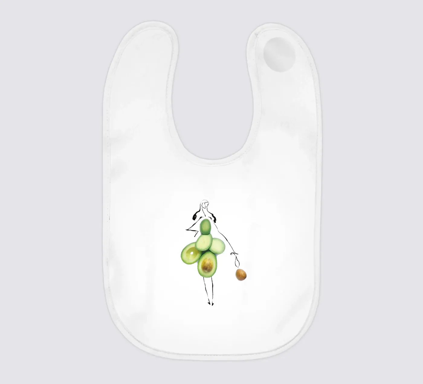 Avocado Babylätzchen von Gretchen Roehrs