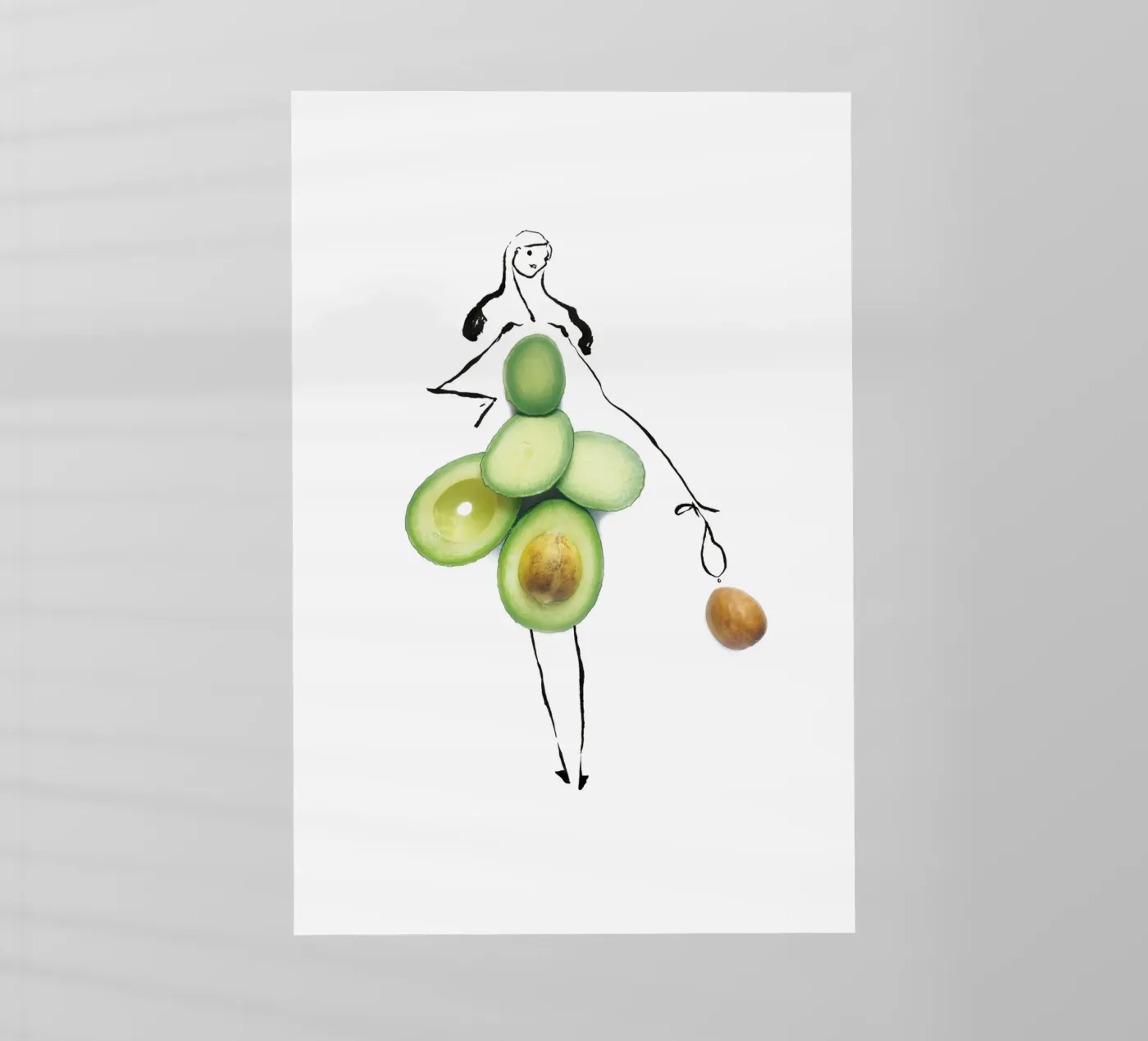 Avocado pellicola backlit da Gretchen Roehrs