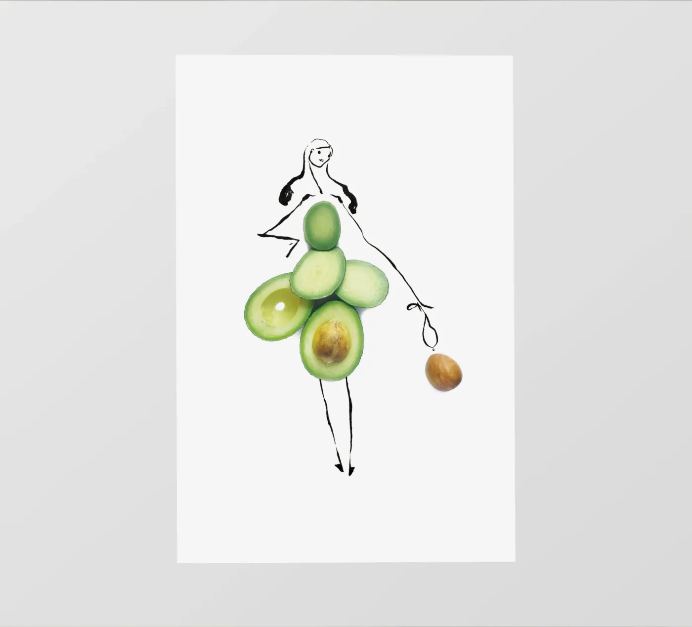 Avocado pellicola backlit da Gretchen Roehrs