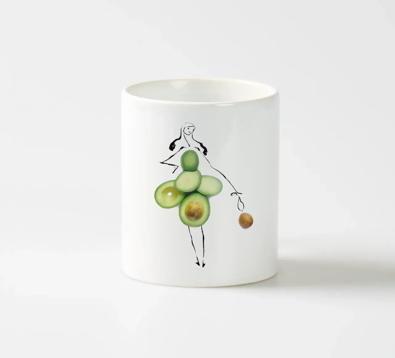 Avocado tazza in ceramica da Gretchen Roehrs
