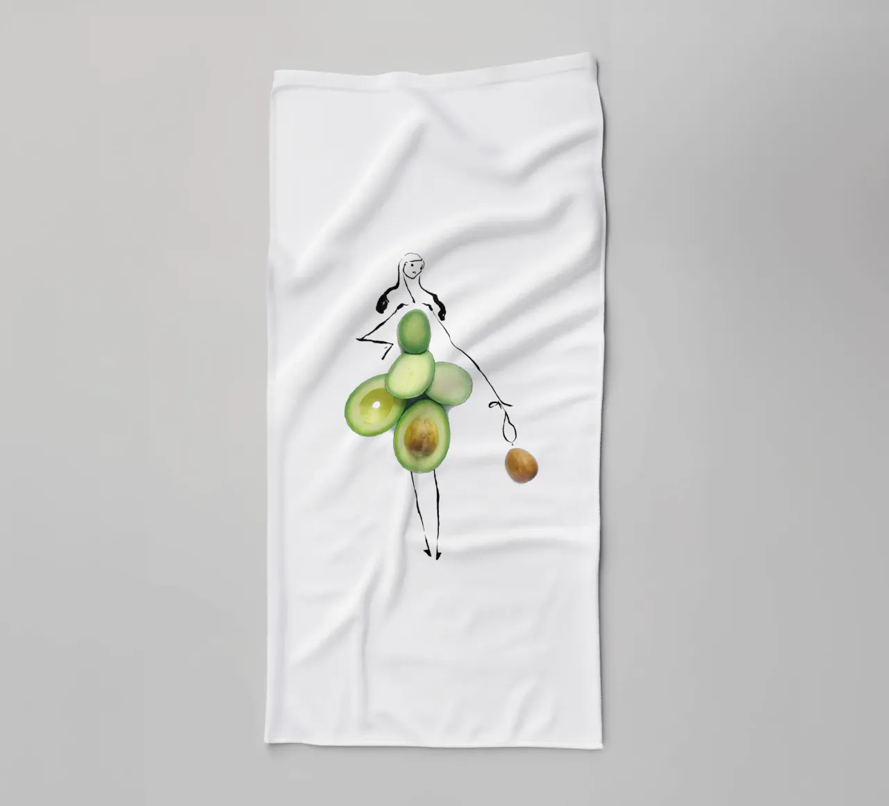 Avocado asciugamano da bagno da Gretchen Roehrs