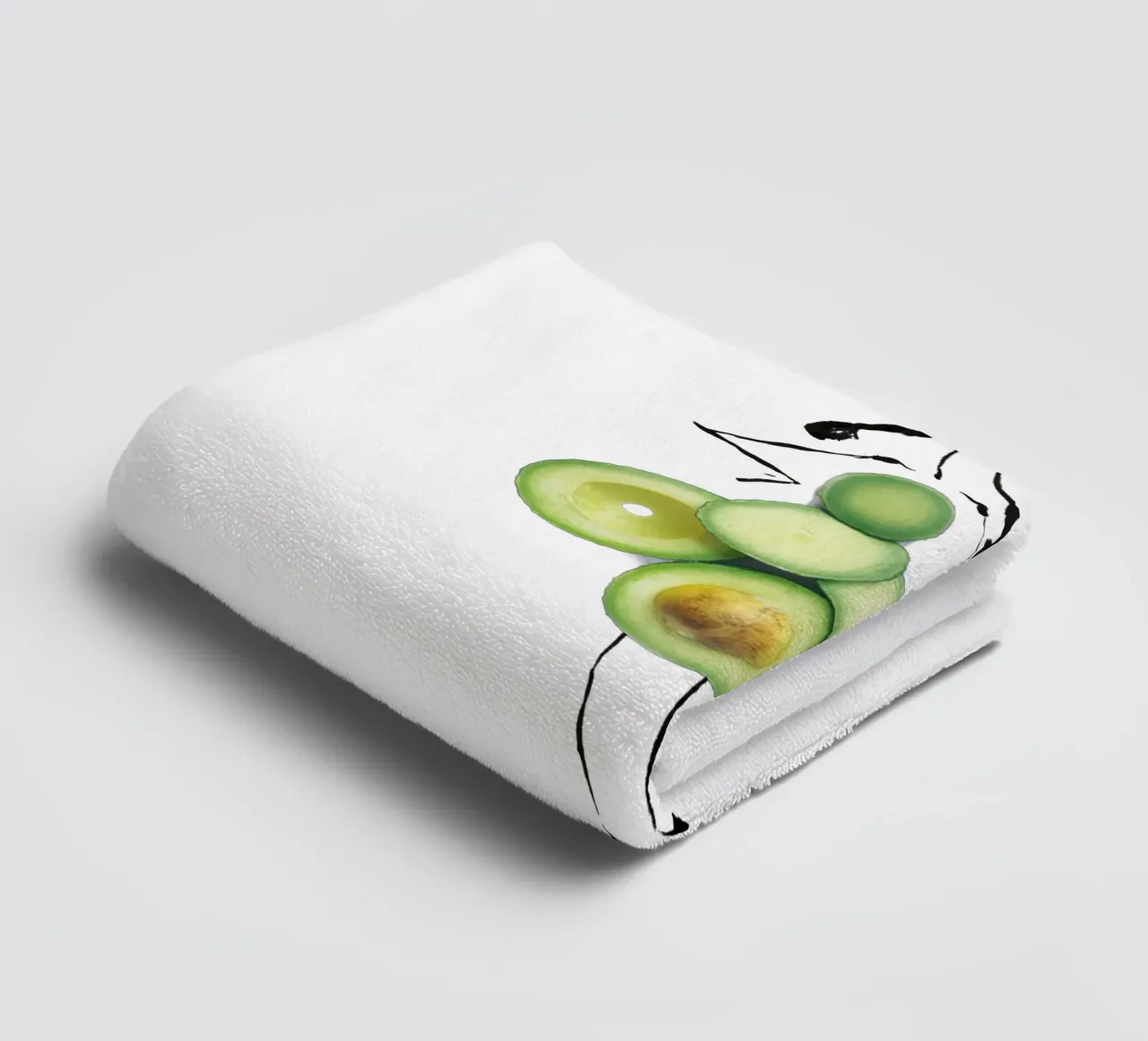 Avocado asciugamano da bagno da Gretchen Roehrs