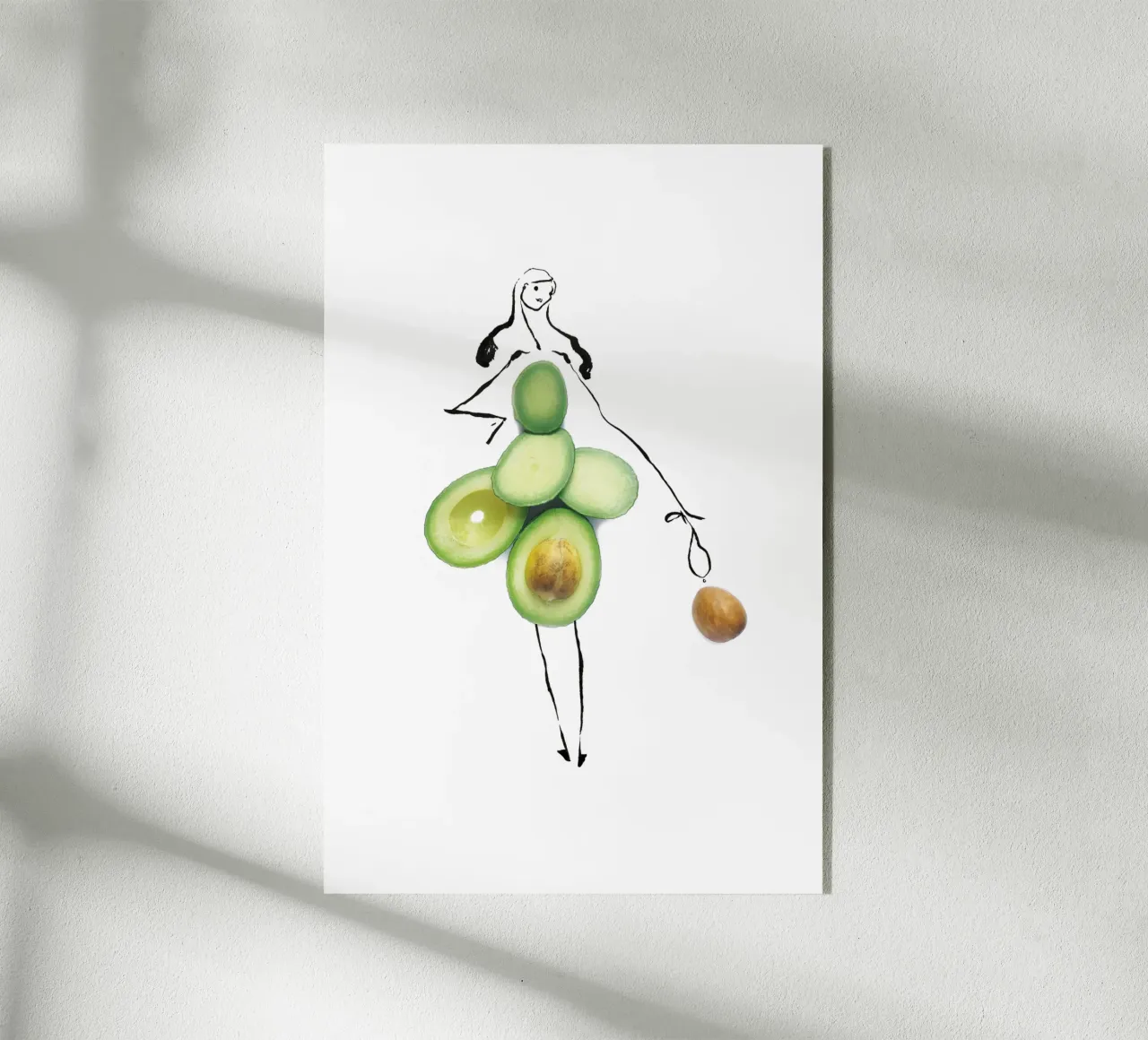 Avocado plexiglass da Gretchen Roehrs