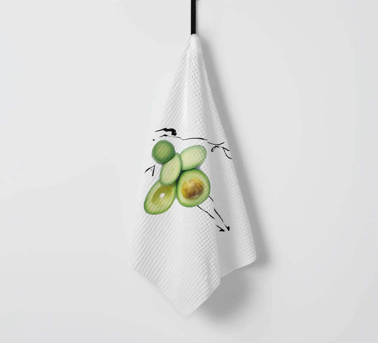 Avocado canovaccio da cucina da Gretchen Roehrs