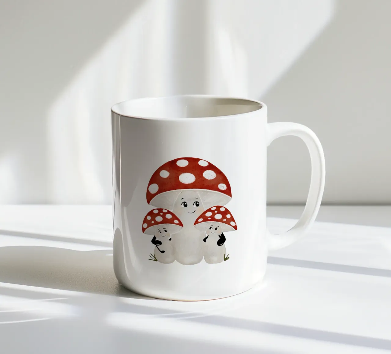Bosco di funghi d'autunno tazza in ceramica da HummelBär