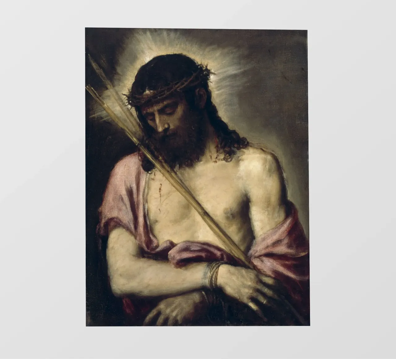 Tiziano - Gesù Cristo Ecce Homo pellicola backlit da Timeless Artworks