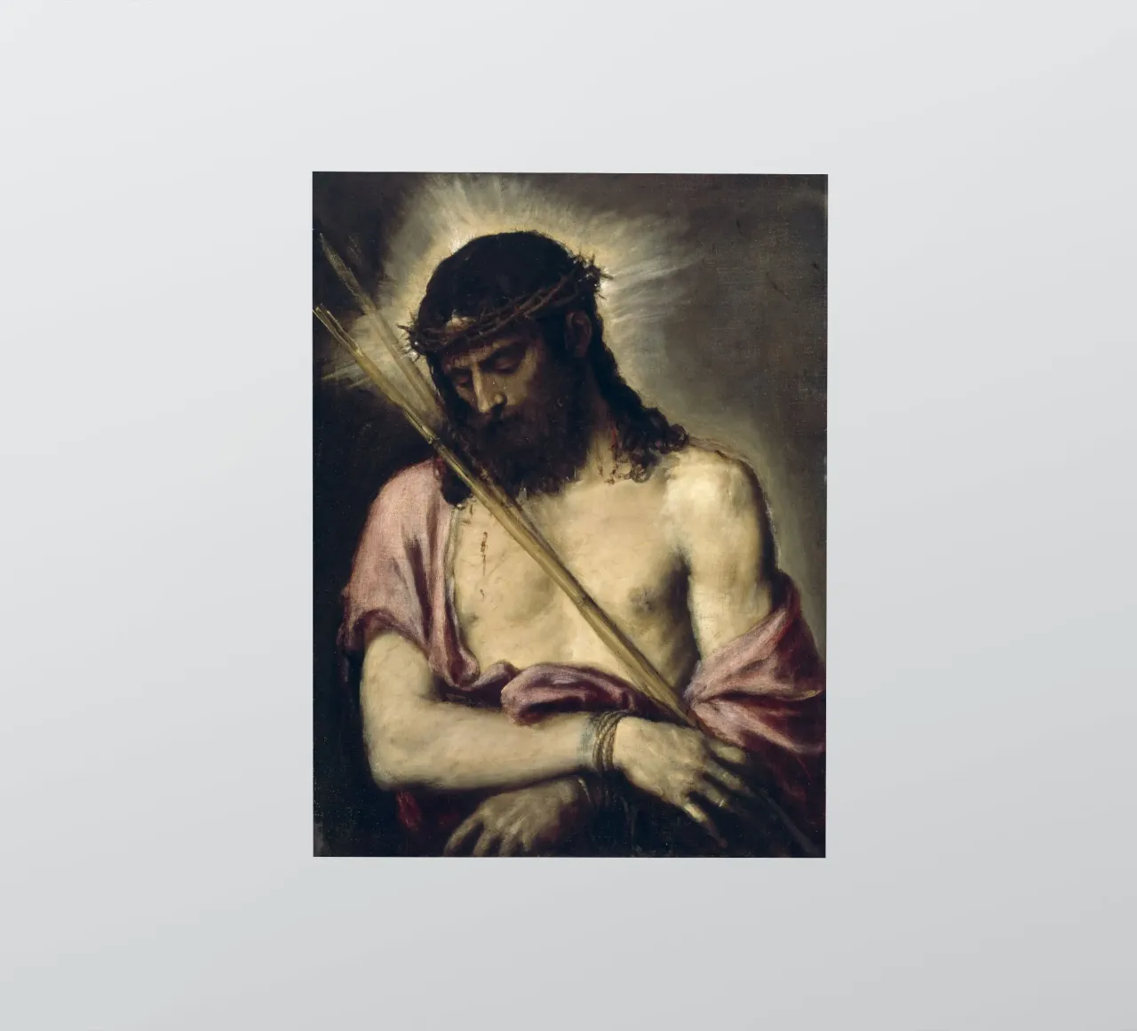 Tiziano - Gesù Cristo Ecce Homo adesivo da Timeless Artworks