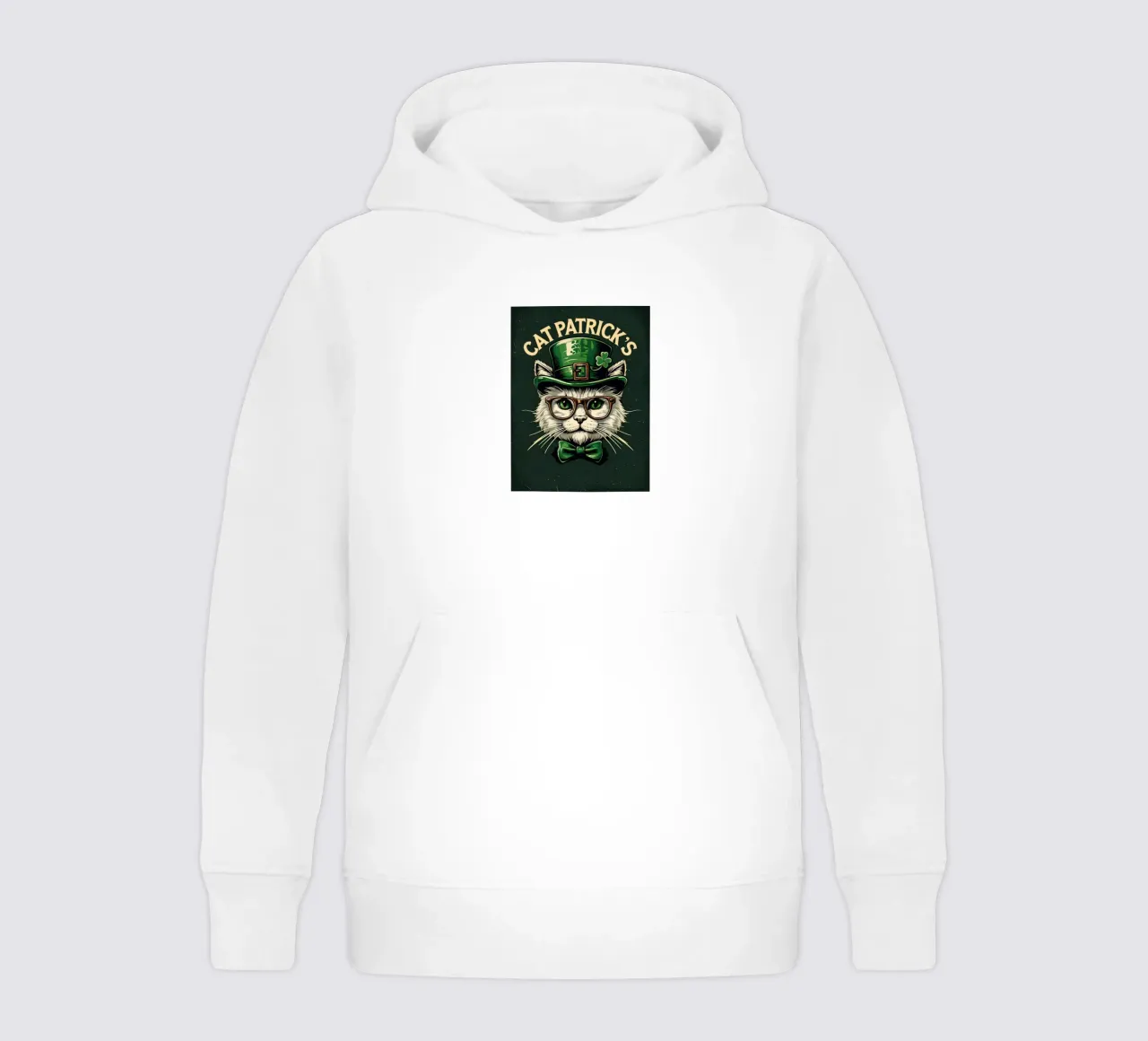 Katze Patrick's Kinder Hoodie von RETRO VINTAGE EDITION