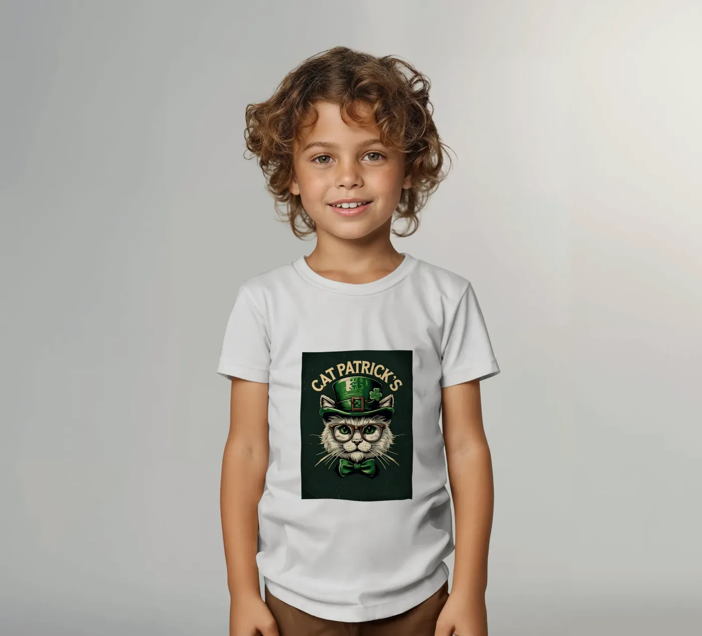 Cat Patrick's t-shirt bambini da RETRO VINTAGE EDITION