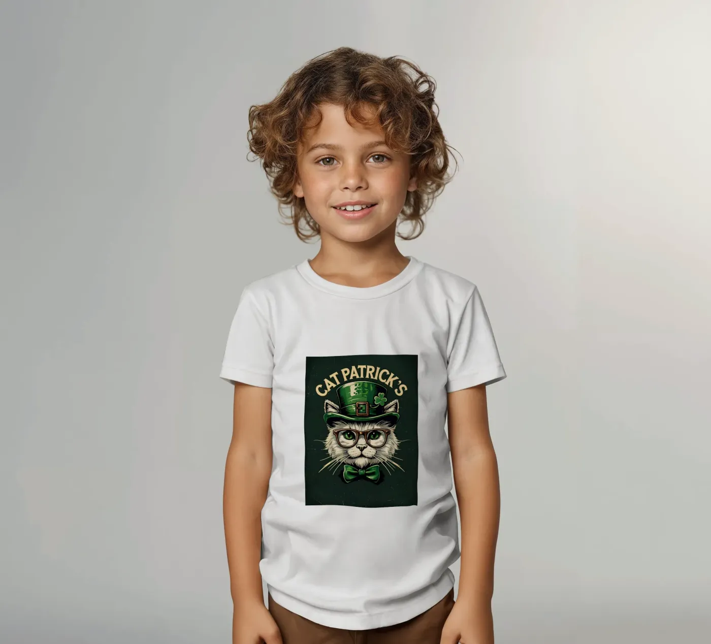 Cat Patrick's t-shirt bambini da RETRO VINTAGE EDITION