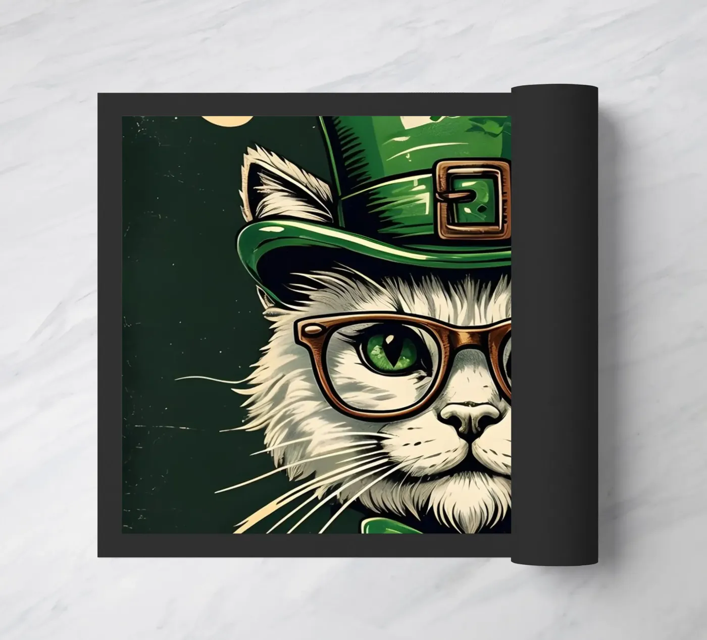 Cat Patrick's doormat by RETRO VINTAGE EDITION