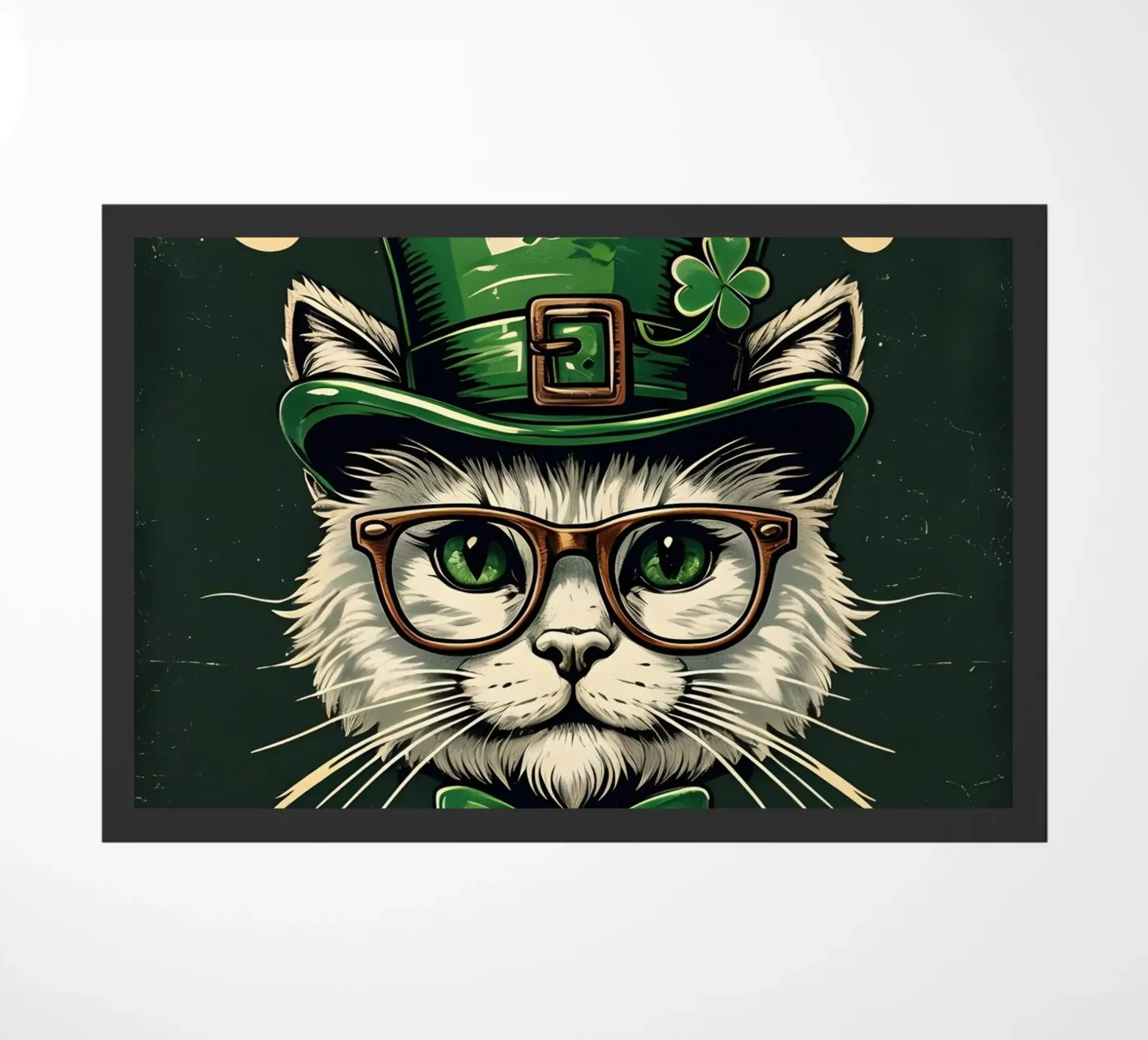 Cat Patrick's doormat by RETRO VINTAGE EDITION