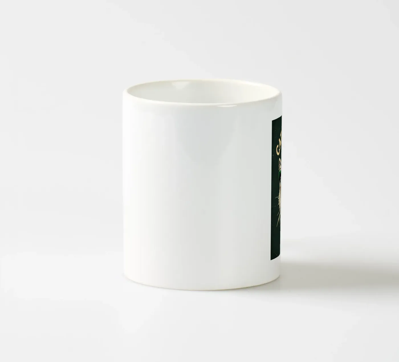 Cat Patrick's ceramic mug by RETRO VINTAGE EDITION