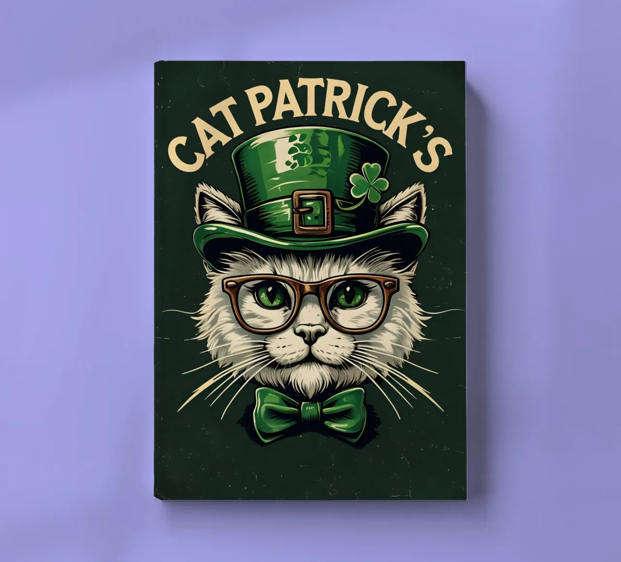 Cat Patrick's notebook by RETRO VINTAGE EDITION