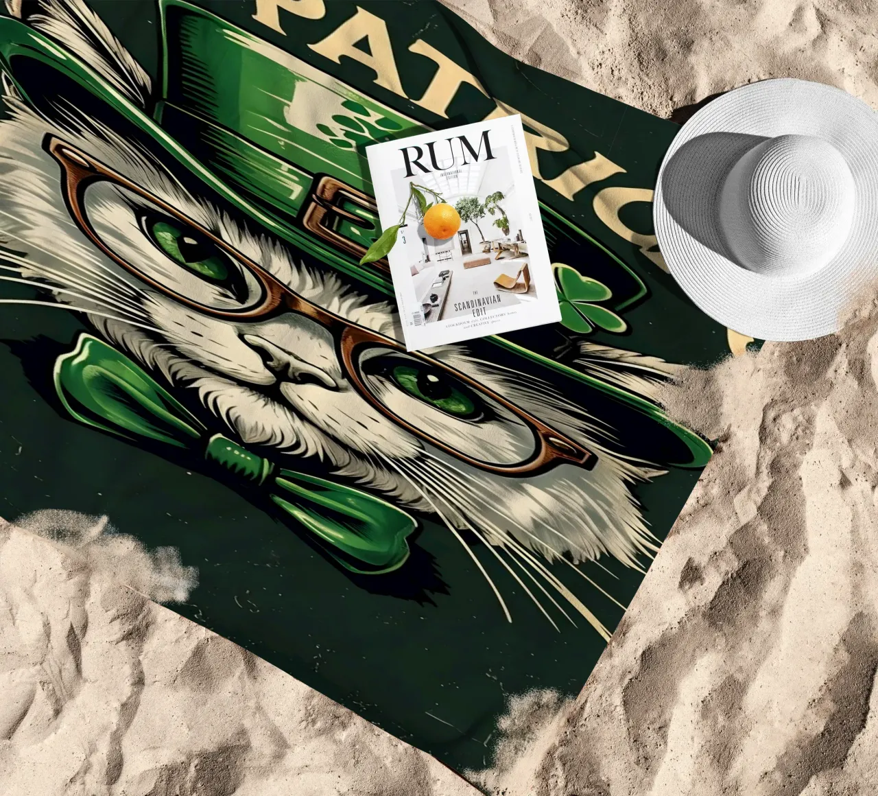 Cat Patrick's telo mare da RETRO VINTAGE EDITION