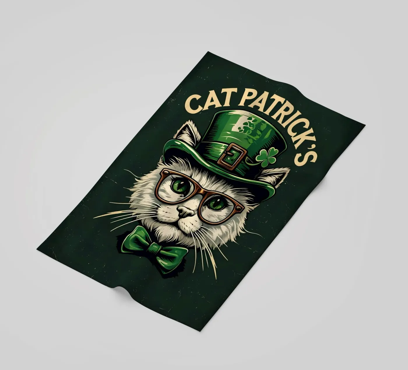 Cat Patrick's beach towel by RETRO VINTAGE EDITION