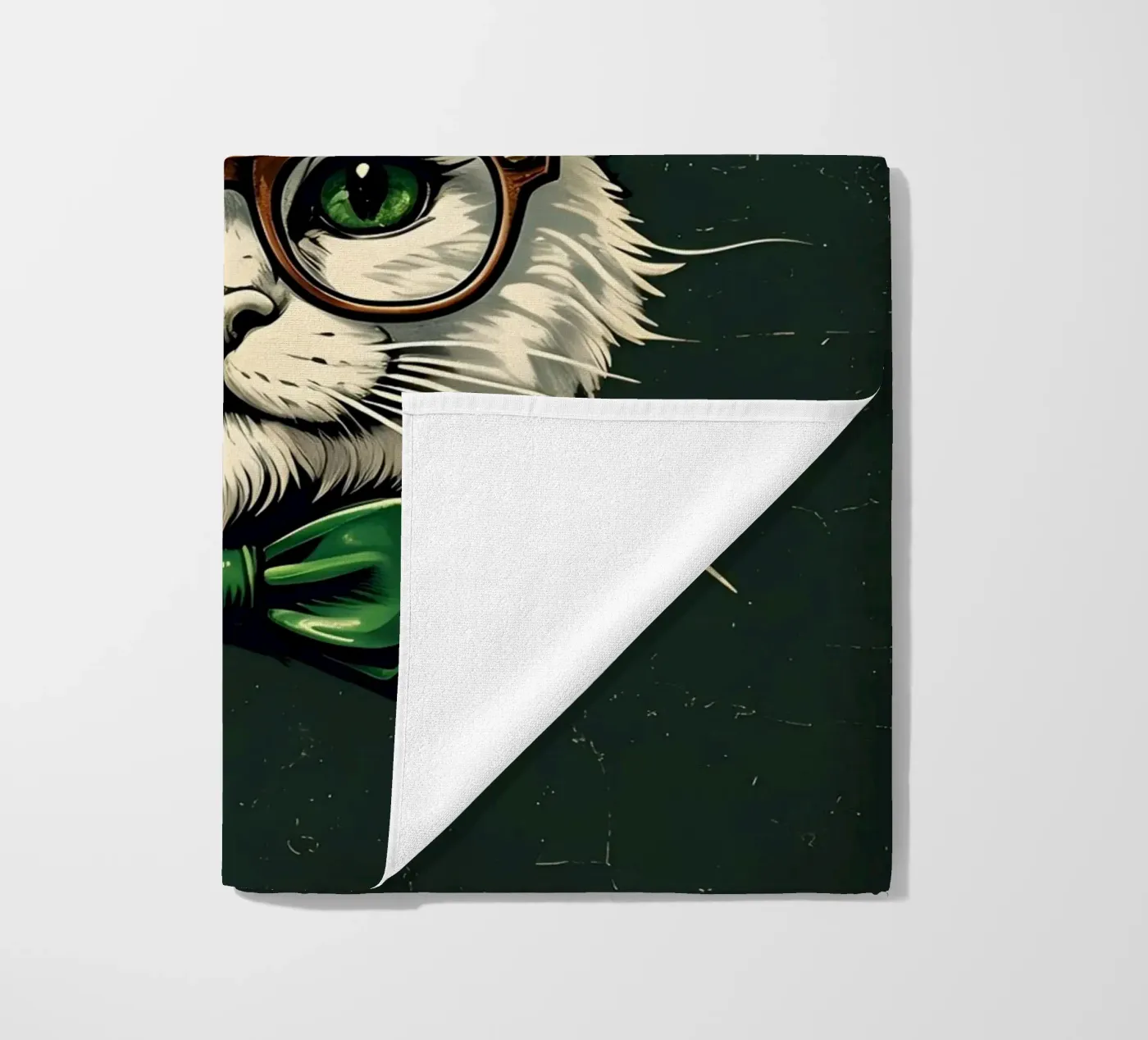 Cat Patrick's beach towel by RETRO VINTAGE EDITION