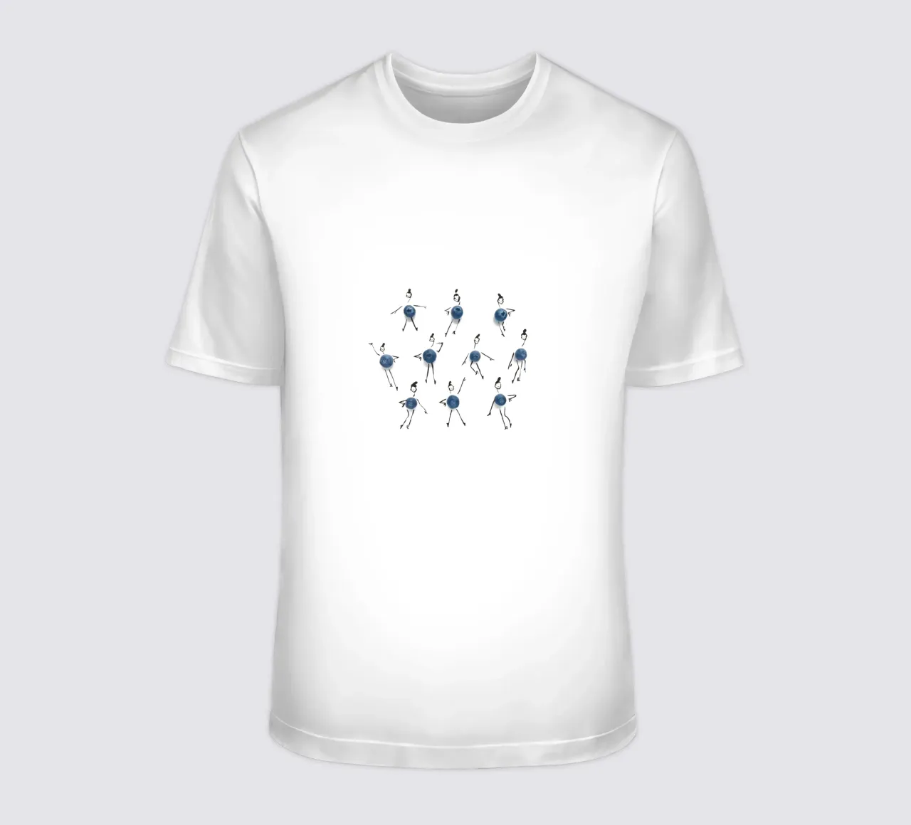 Blueberries on Parade t-shirt da Gretchen Roehrs
