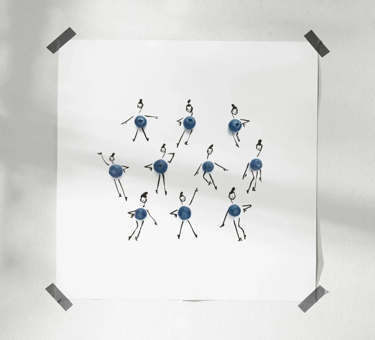 Blueberries on Parade carta hahnemühle da Gretchen Roehrs