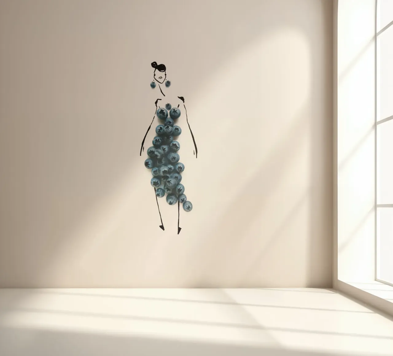 Bluets fotobehang van Gretchen Roehrs