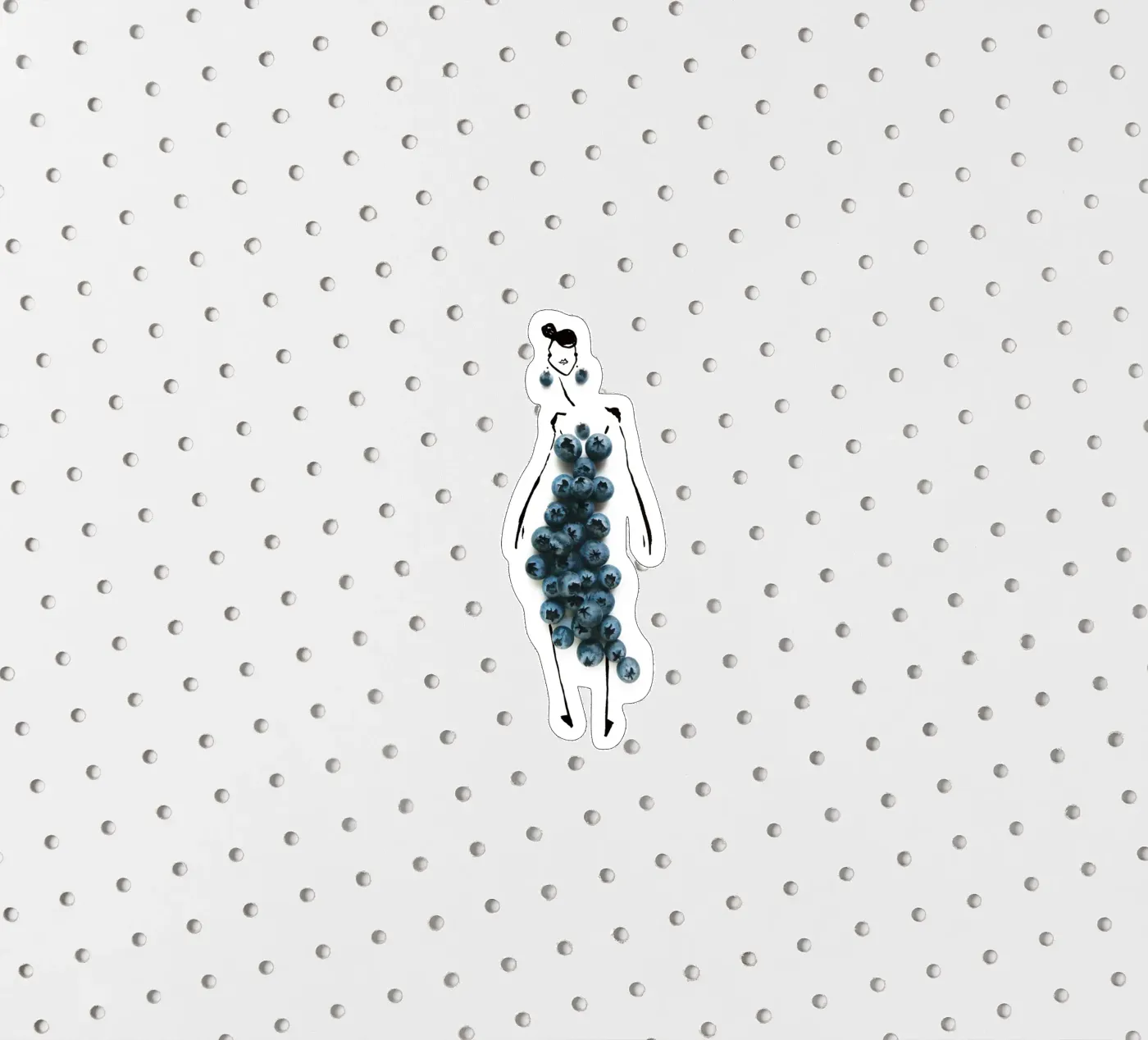 Bluets sticker by Gretchen Roehrs