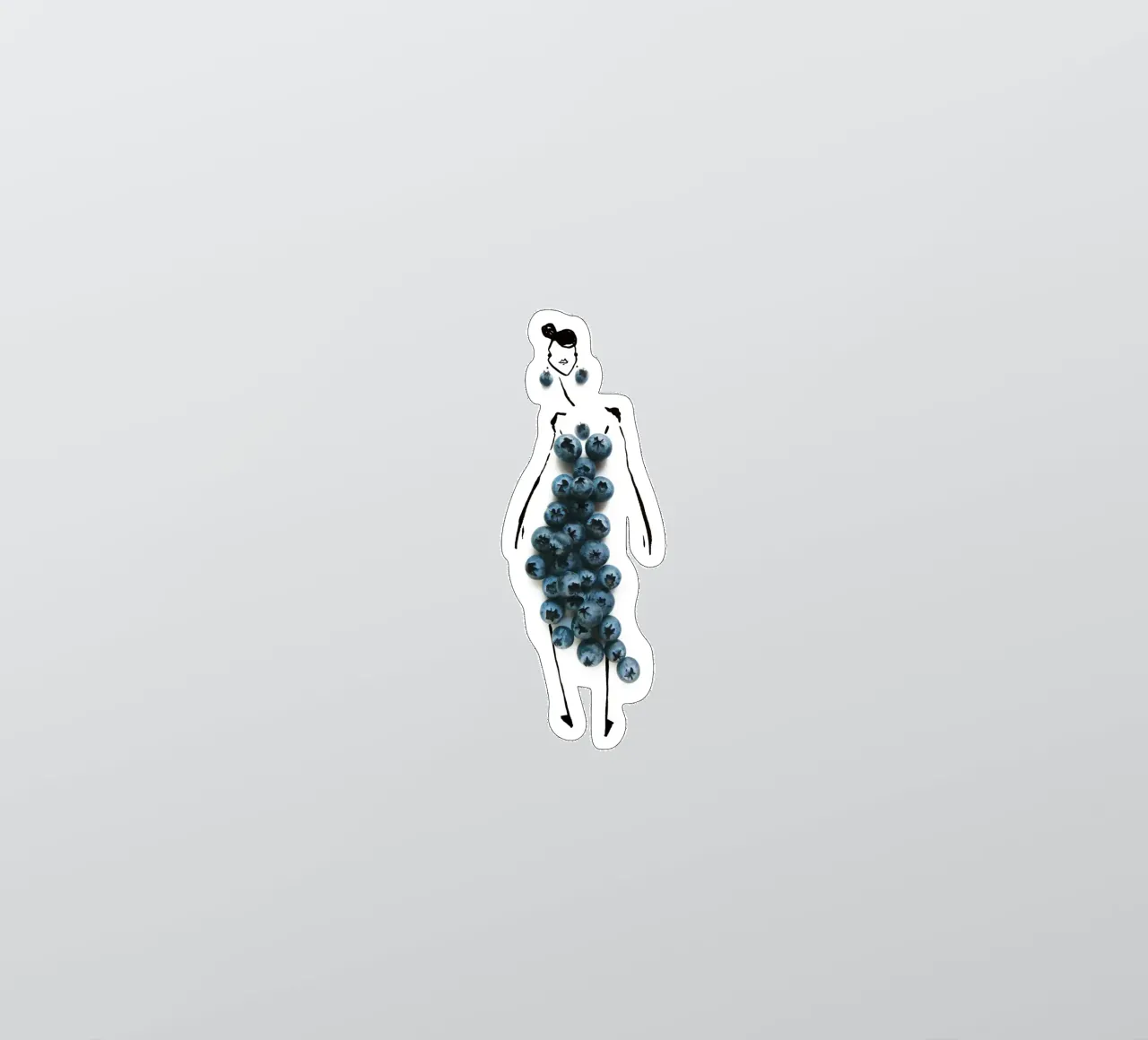 Bluets adesivo da Gretchen Roehrs