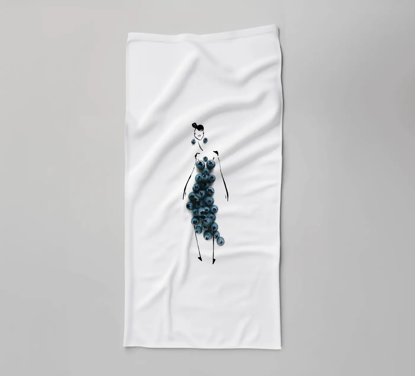 Bluets badhanddoek van Gretchen Roehrs