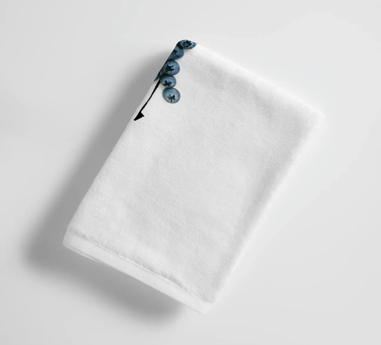 Bluets badhanddoek van Gretchen Roehrs