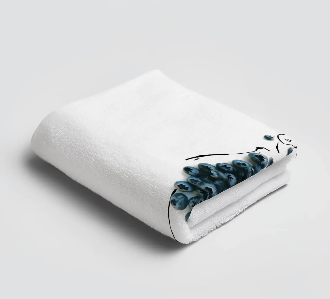 Bluets badhanddoek van Gretchen Roehrs