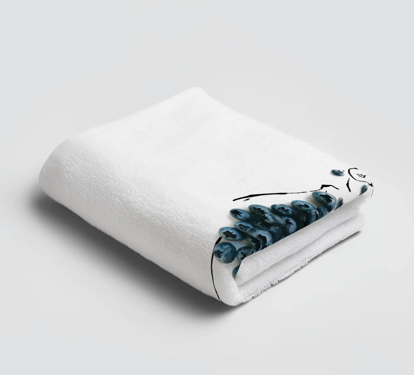 Bluets badhanddoek van Gretchen Roehrs