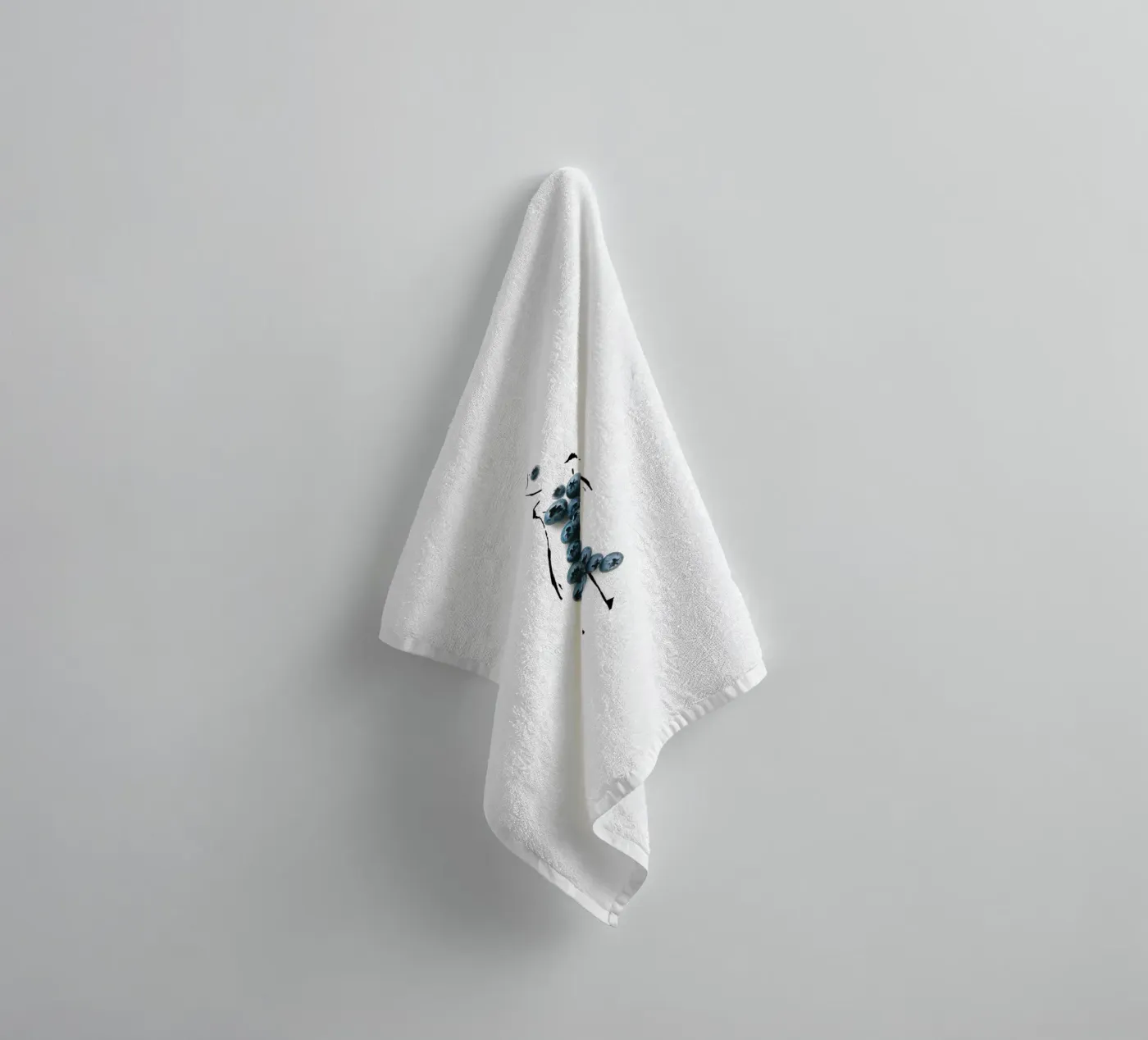 Bluets badhanddoek van Gretchen Roehrs