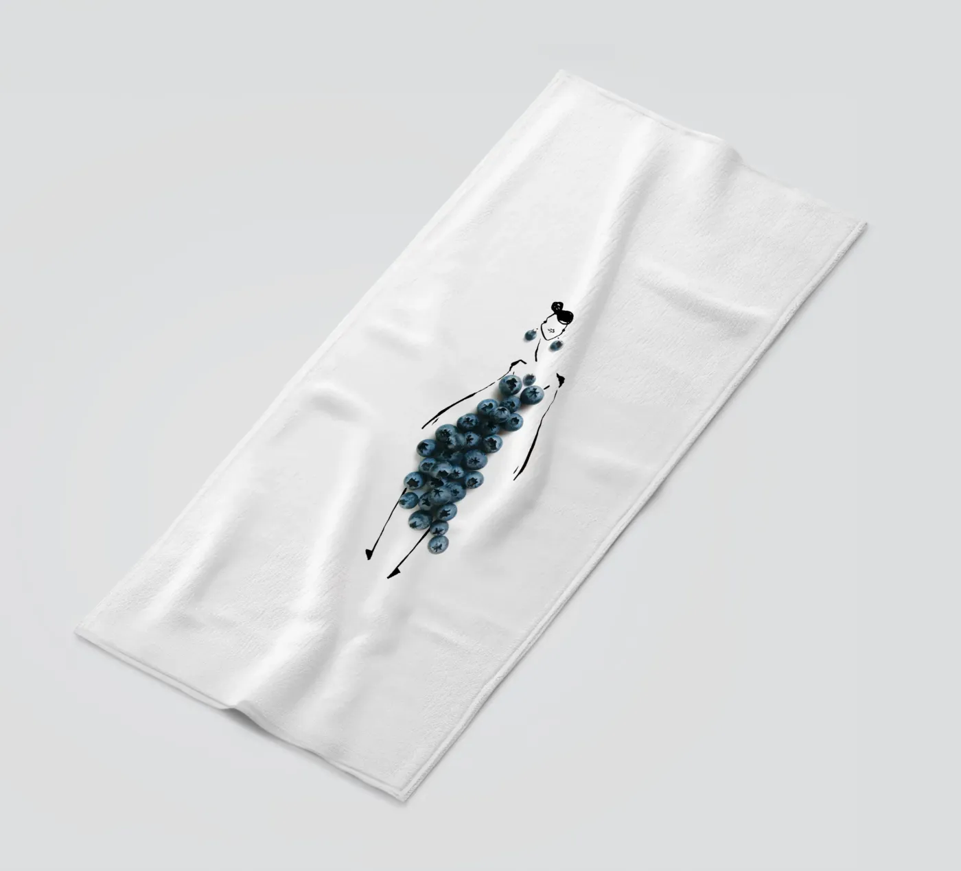 Bluets strandhanddoek van Gretchen Roehrs