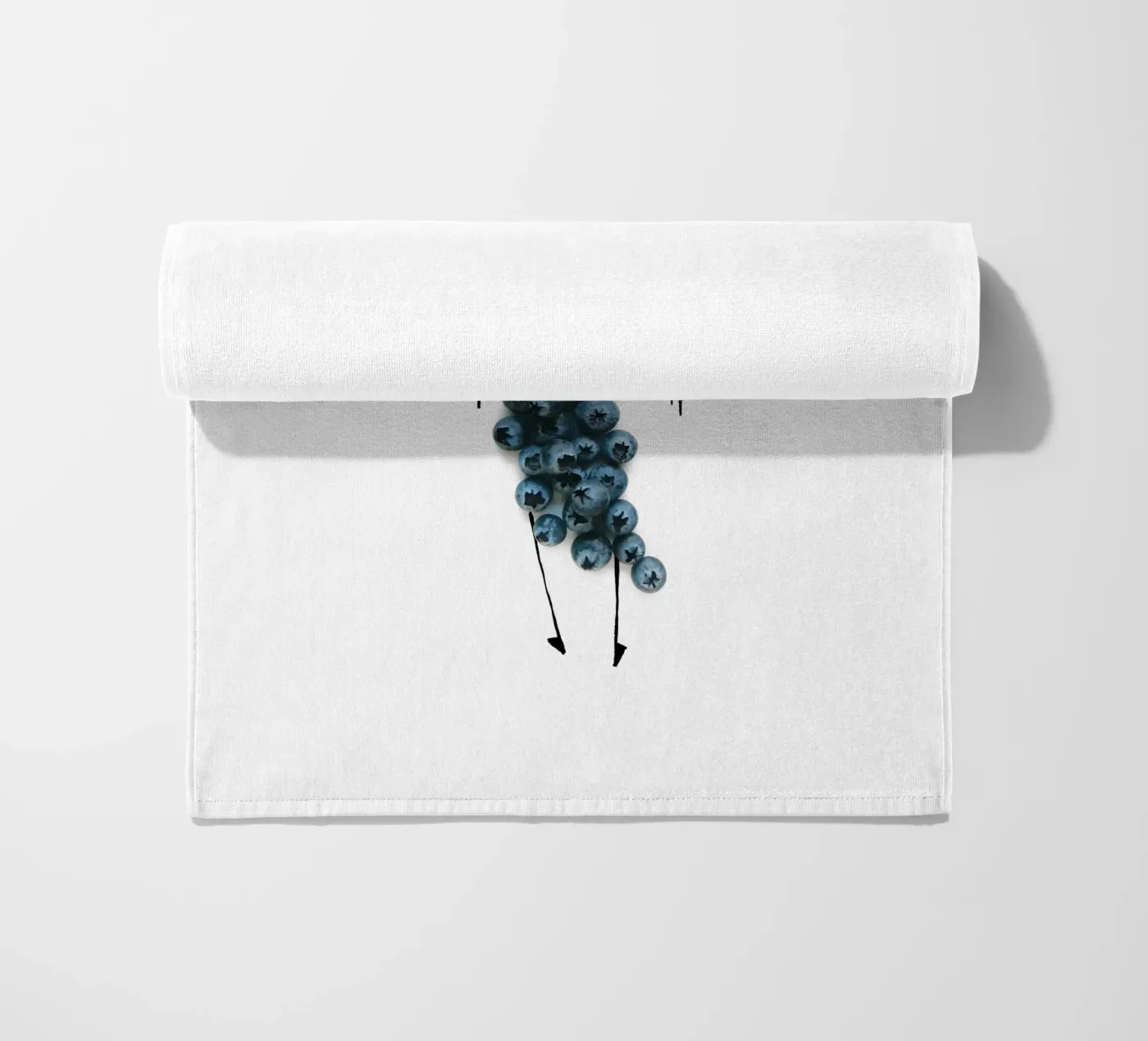 Bluets strandhanddoek van Gretchen Roehrs