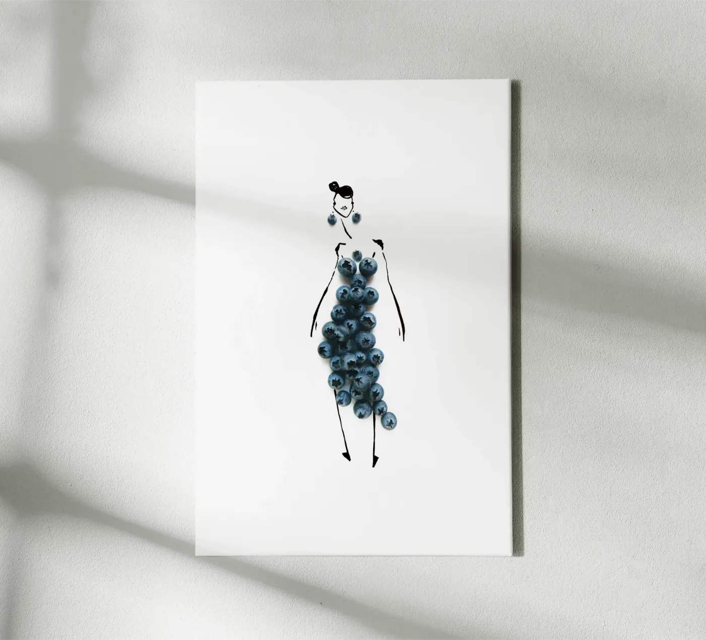 Bluets canvas van Gretchen Roehrs