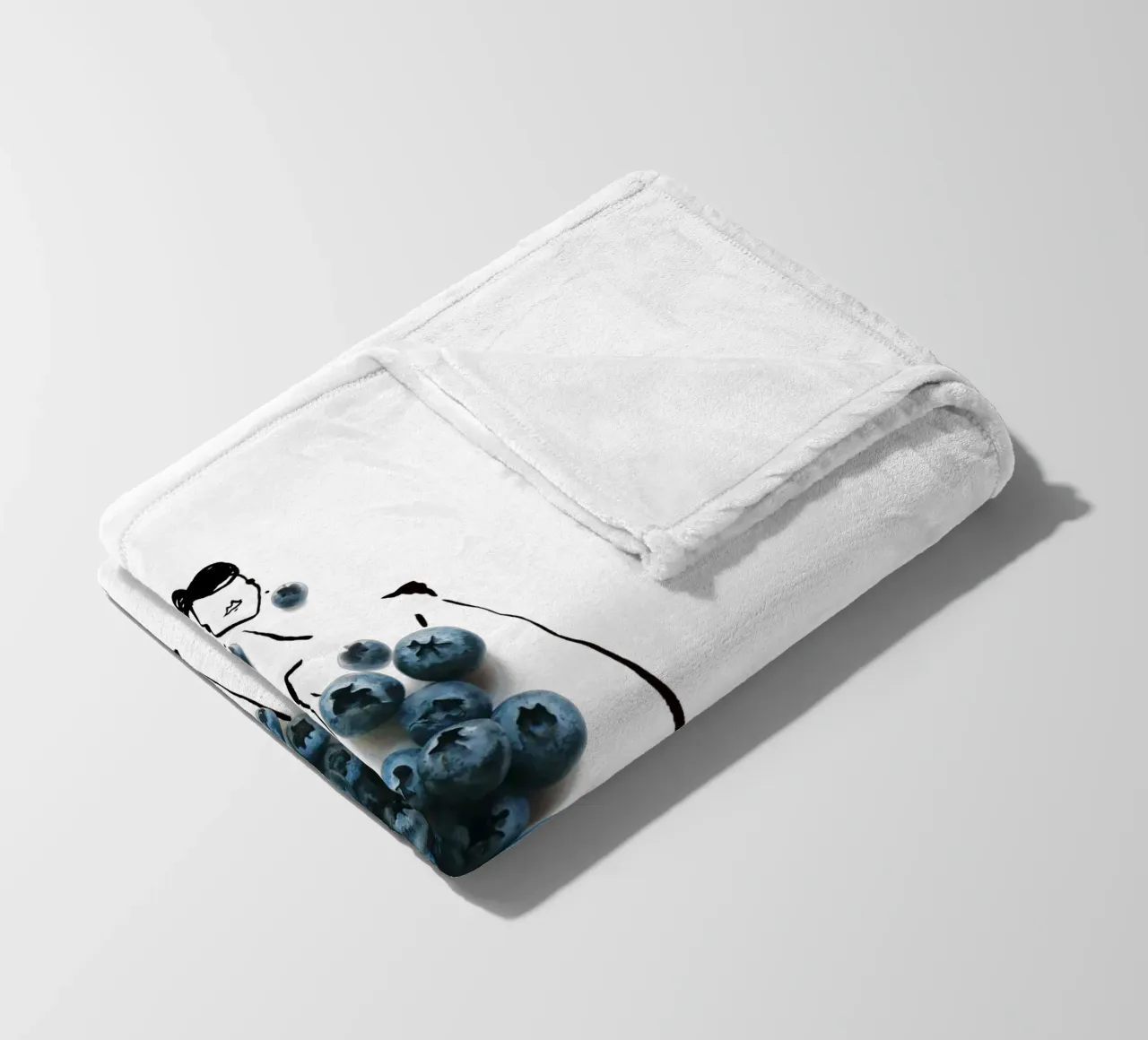 Bluets Fleecedecke von Gretchen Roehrs