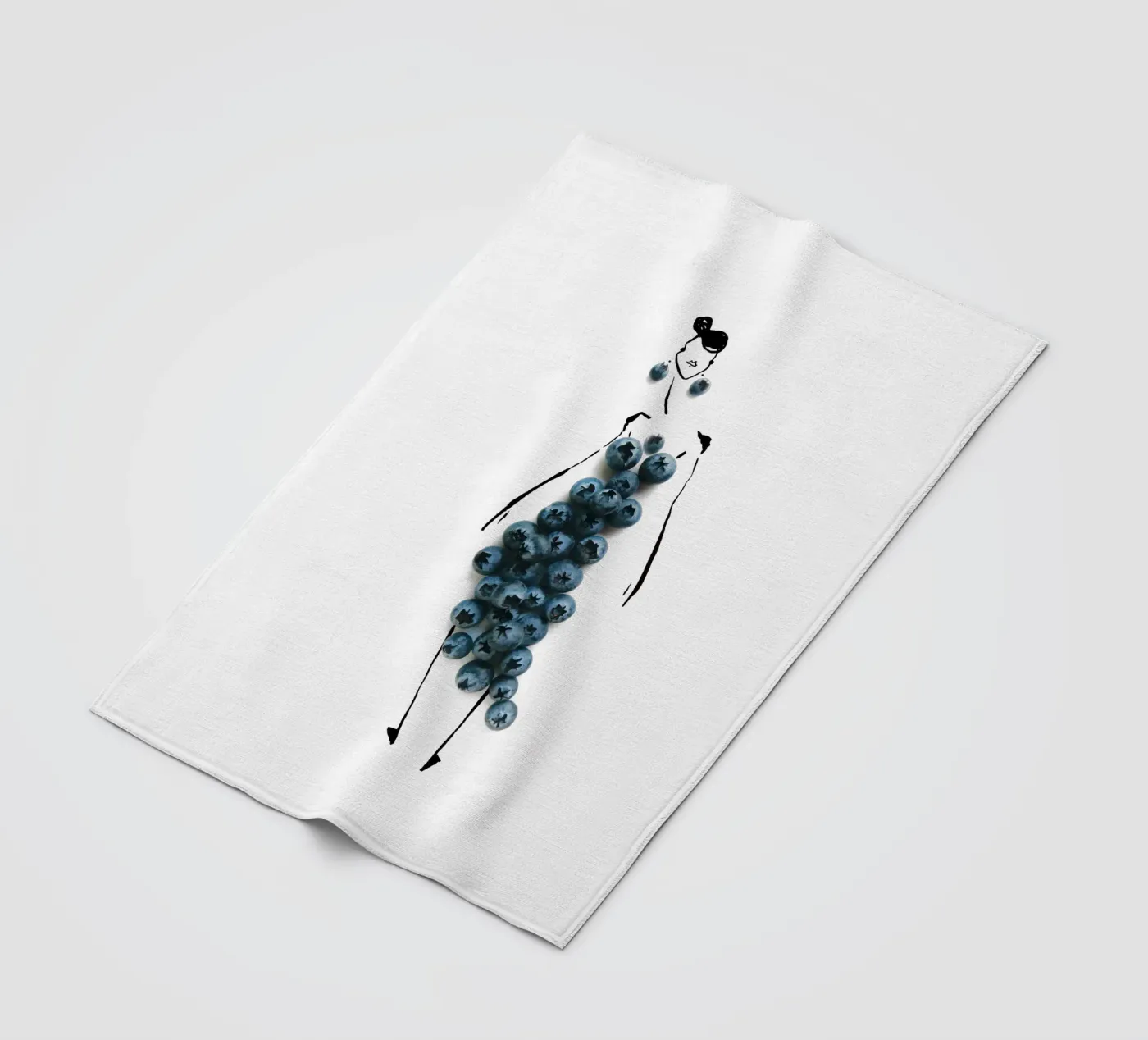 Bluets Fleecedecke von Gretchen Roehrs