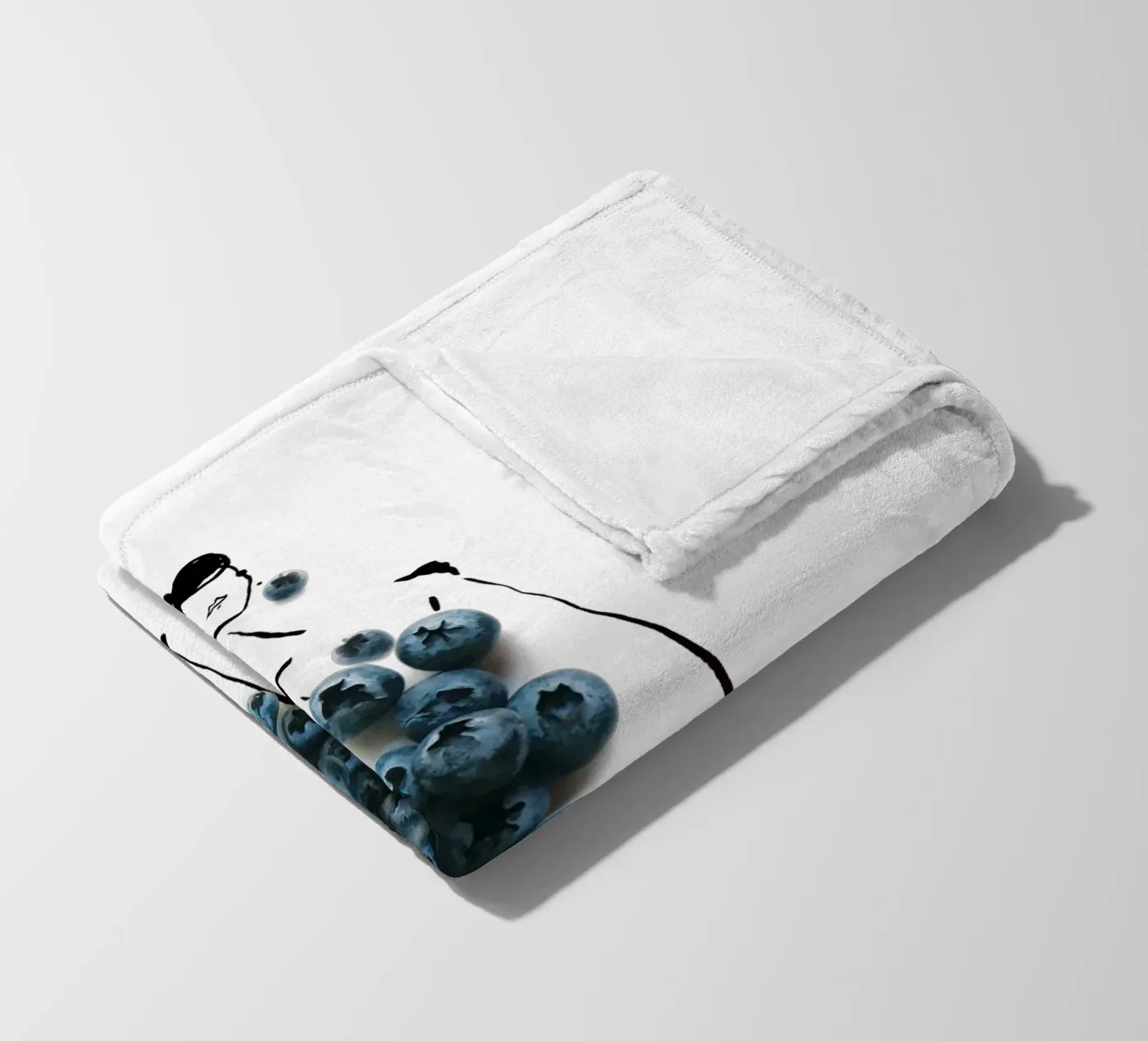 Bluets Fleecedecke von Gretchen Roehrs