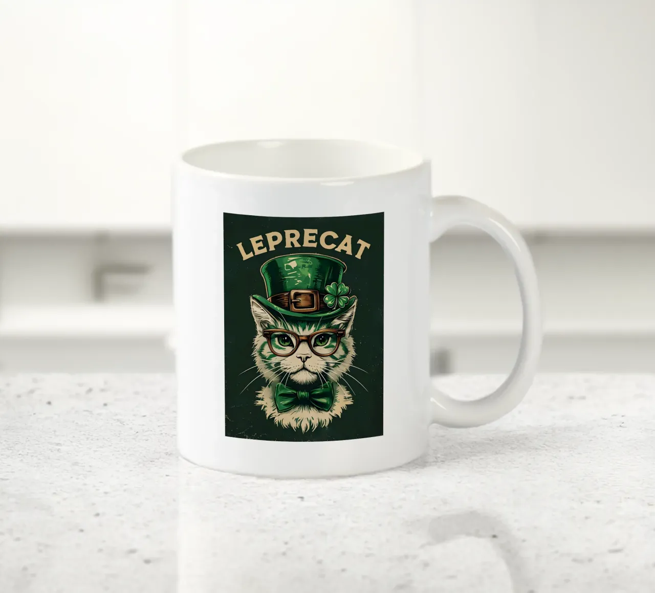 Leprecat Shamrock tazza in ceramica da RETRO VINTAGE EDITION