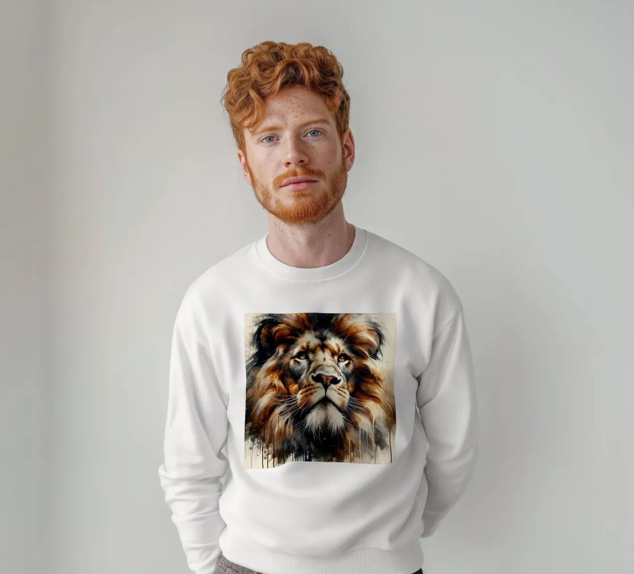 León poderoso sudadera de Chromatic Fusion Studio