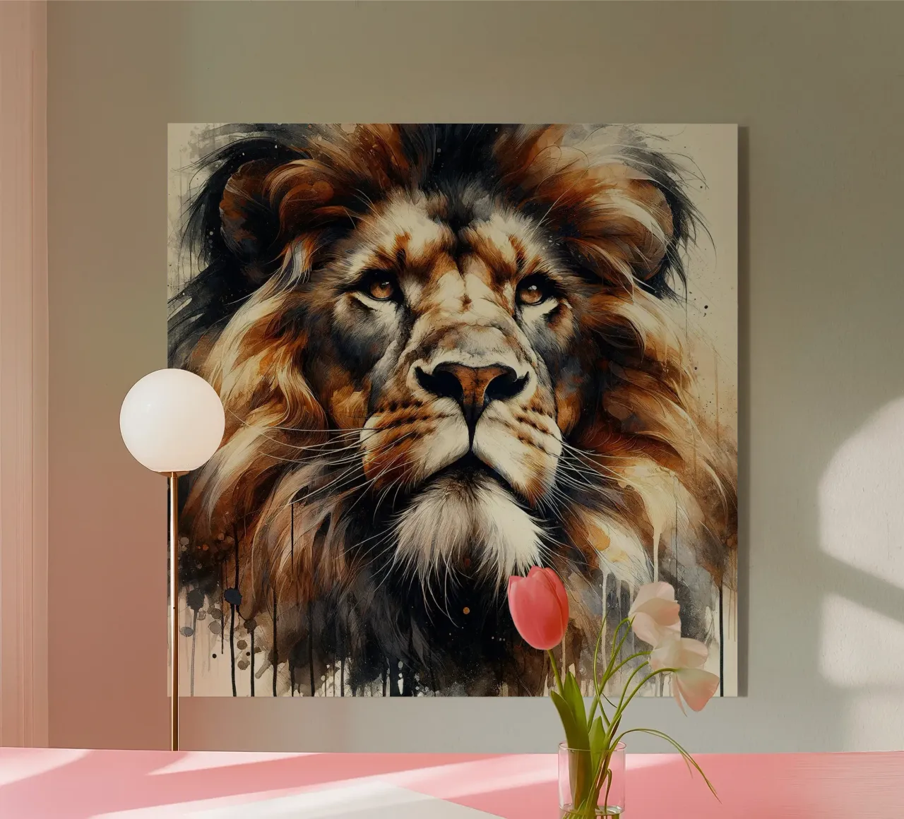 León poderoso metacrilato de Chromatic Fusion Studio