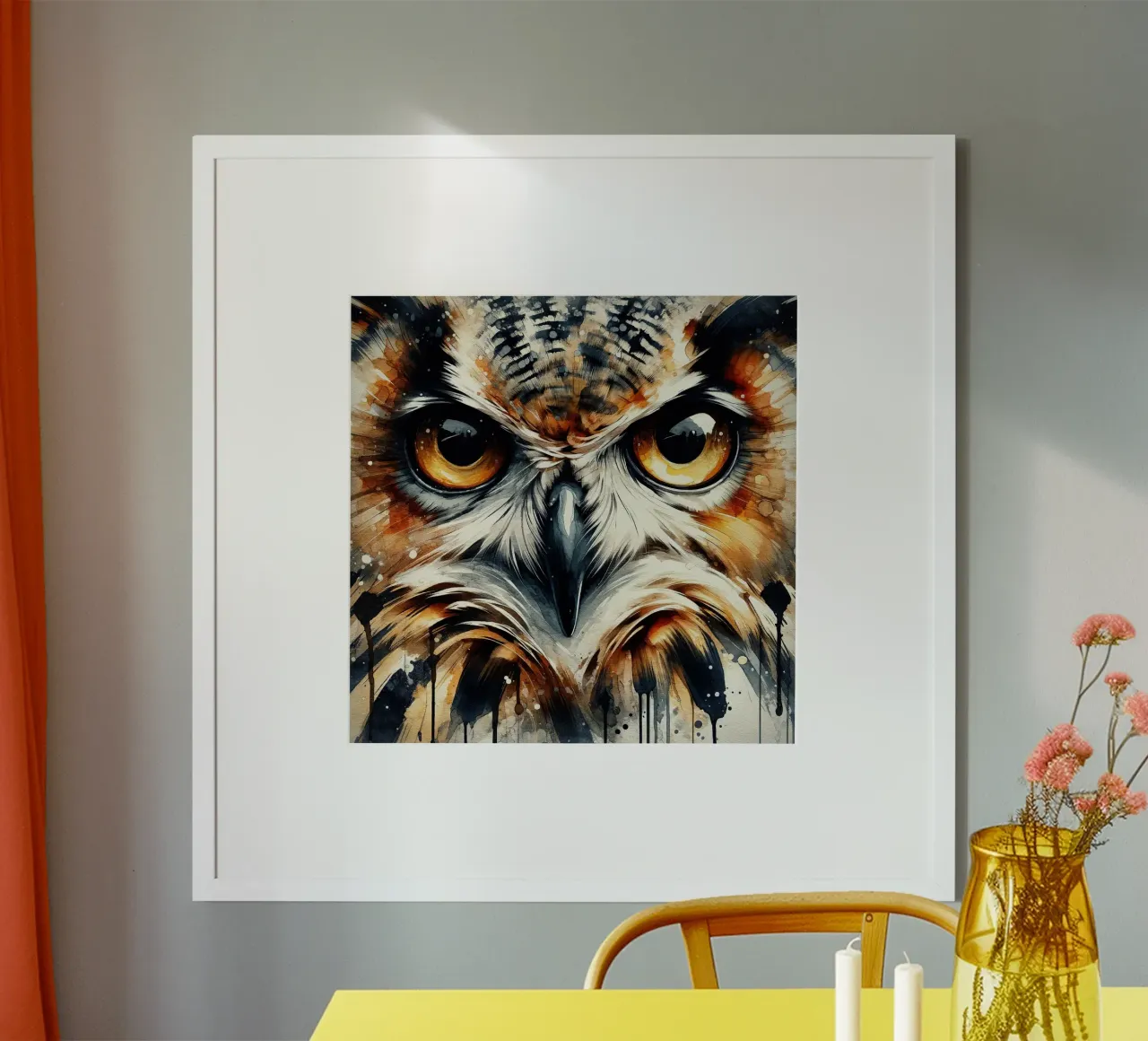 Powerful Owl poster by Chromatic Fusion Studio