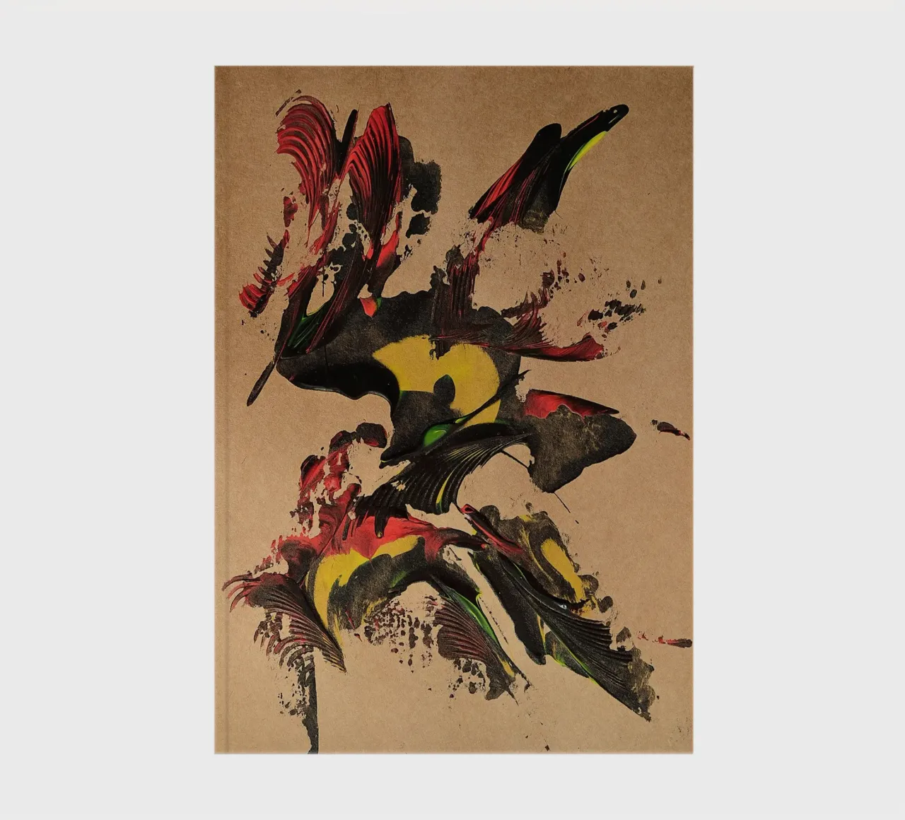 NATURAL STYLE 40 notebook by Thierry Vobmann Abstract painting