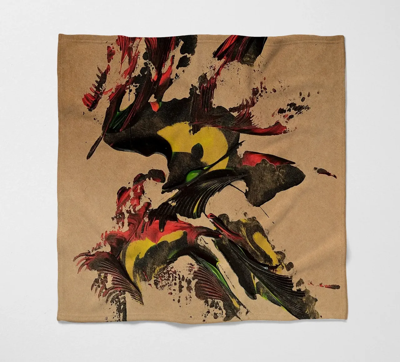 NATURAL STYLE 40 coperta in pile da Thierry Vobmann Abstract painting