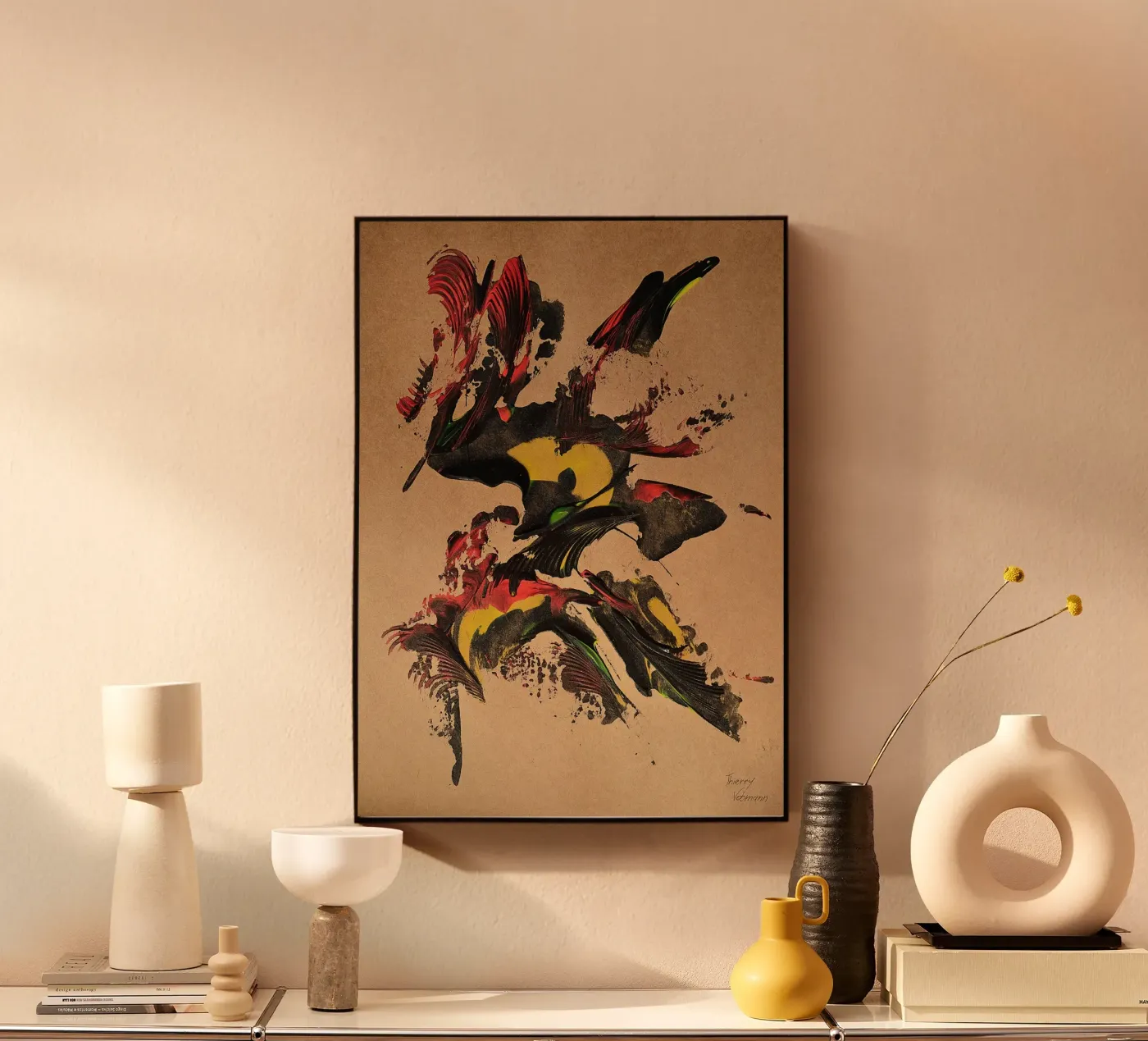 NATURAL STYLE 40 plexiglass da Thierry Vobmann Abstract painting