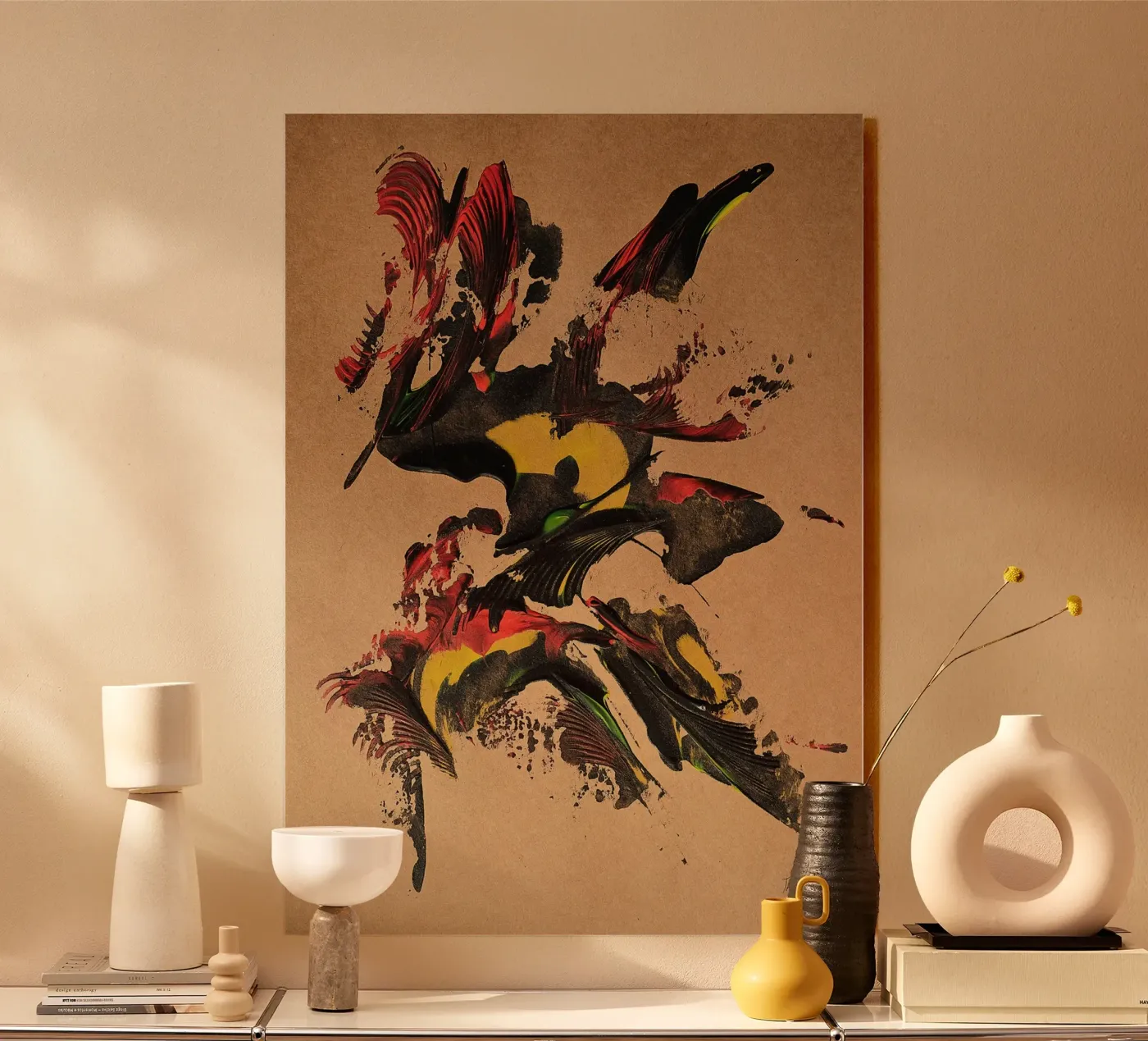NATURAL STYLE 40 plexiglass da Thierry Vobmann Abstract painting