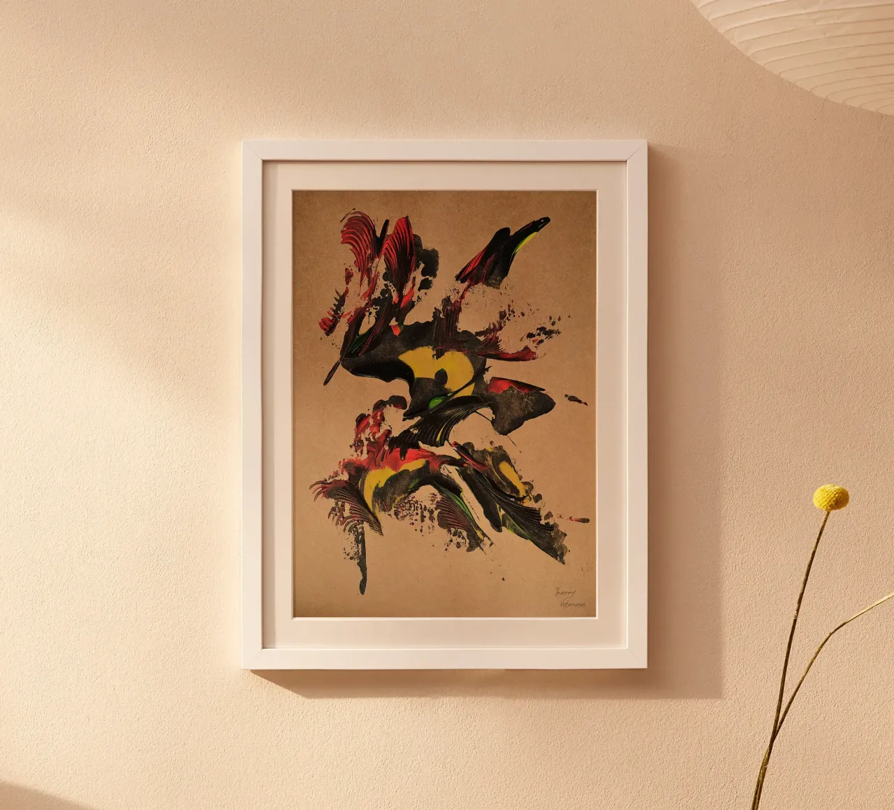NATURAL STYLE 40 carta hahnemühle da Thierry Vobmann Abstract painting