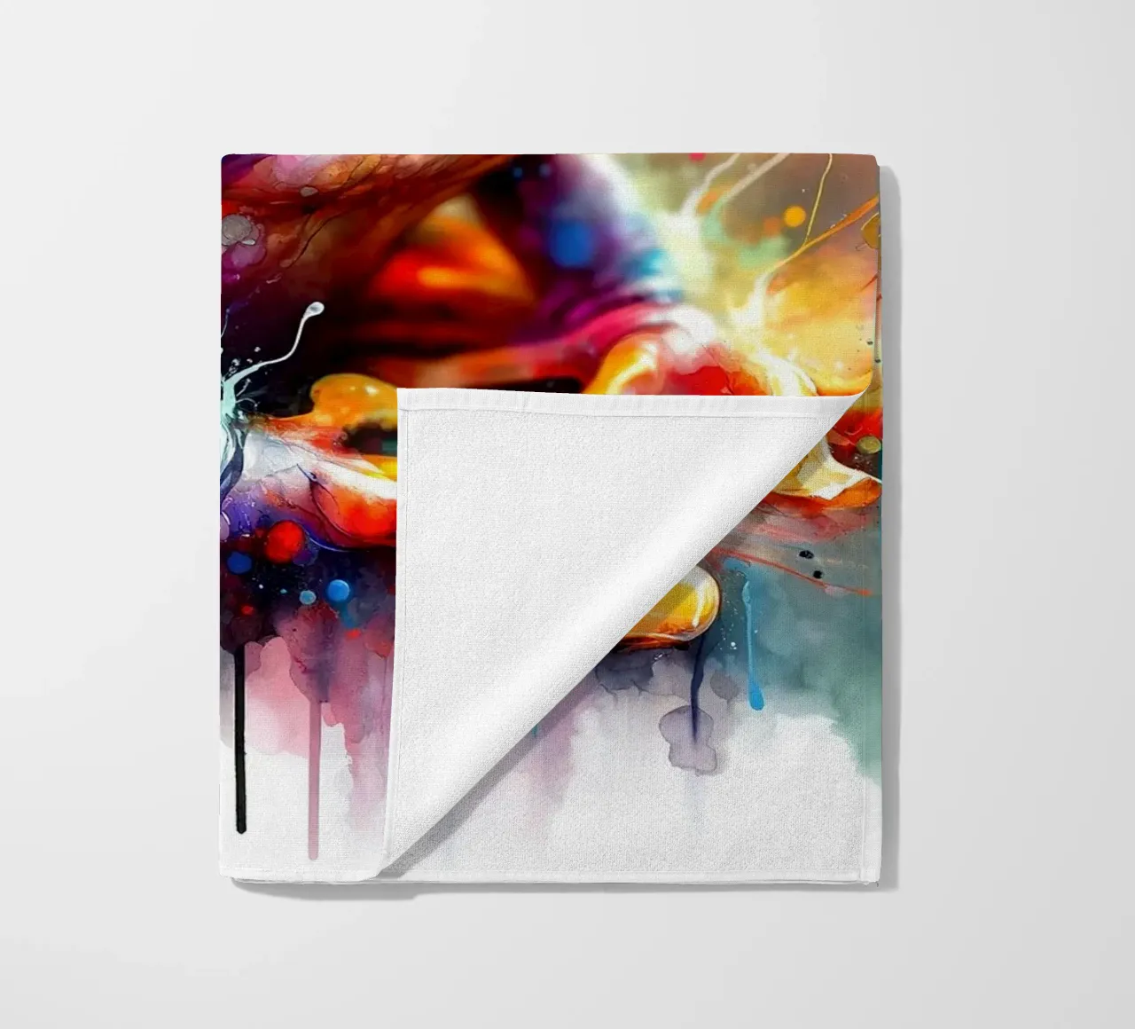 Rana acquerellata telo mare da Chromatic Fusion Studio